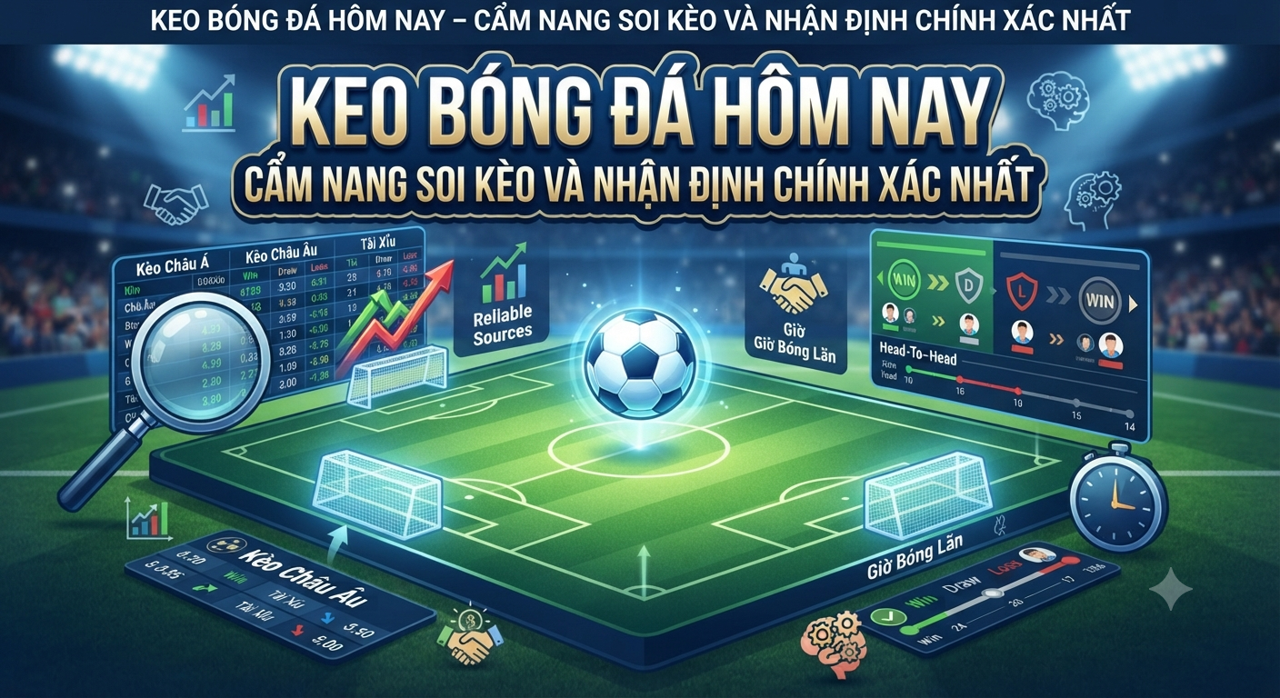 keo bóng đá hôm nay